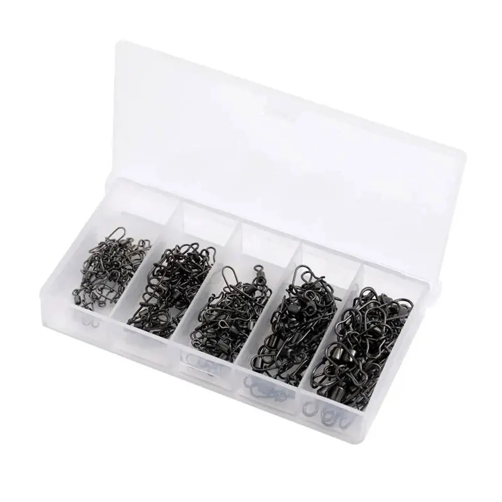 50pc/box Stainless Steel Fishing Accessories