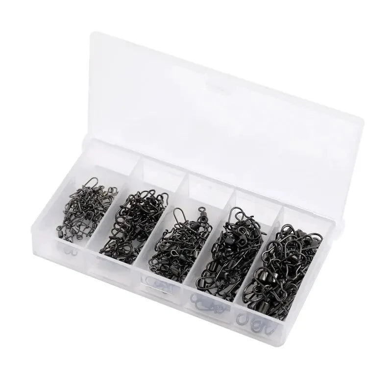 50pc/box Stainless Steel Fishing Accessories