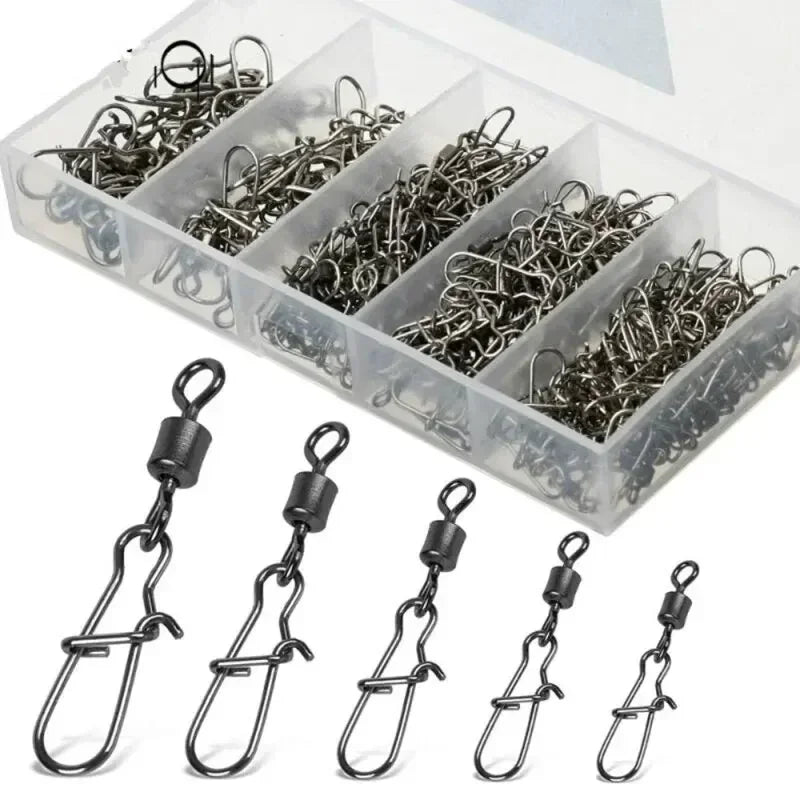 50pc/box Stainless Steel Fishing Accessories