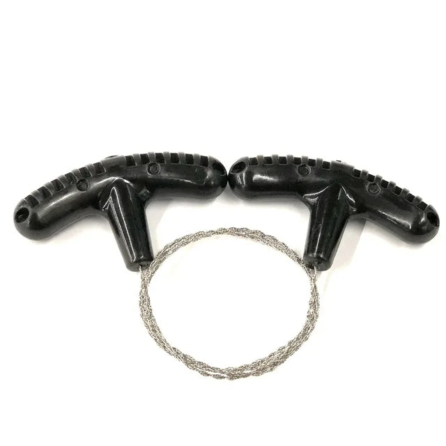 Portable Stainless Steel Wire Saw with Finger Handle