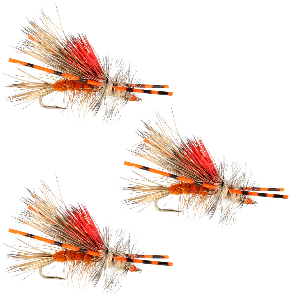 Orange Dry Flies