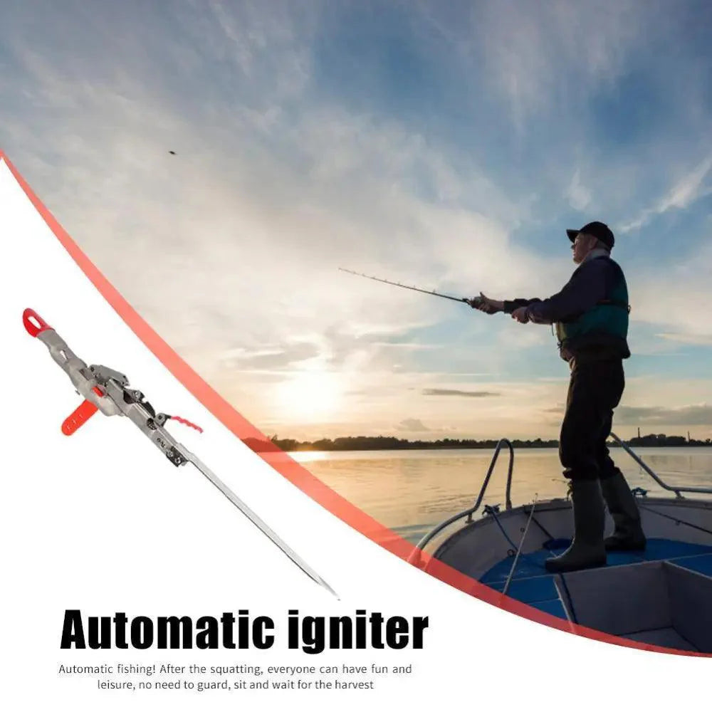 Automatic Stainless Steel Fishing Double Spring Angle Pole