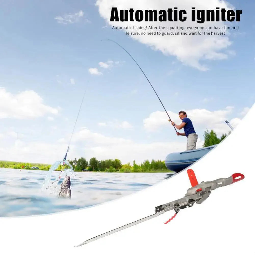 Automatic Stainless Steel Fishing Double Spring Angle Pole