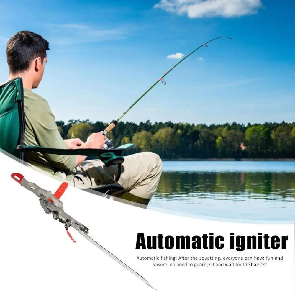 Automatic Stainless Steel Fishing Double Spring Angle Pole