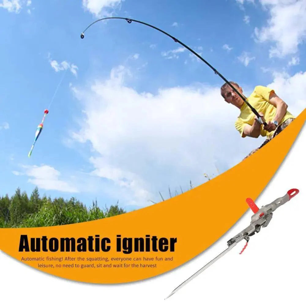Automatic Stainless Steel Fishing Double Spring Angle Pole
