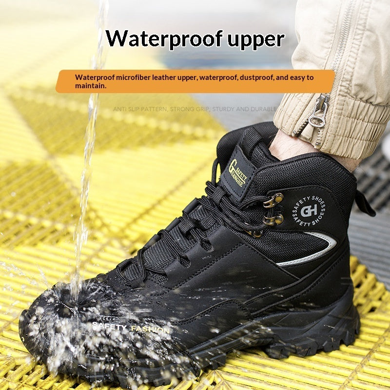 Steel-toed Impact-resistant, Puncture-proof, abrasion-resistant Boots