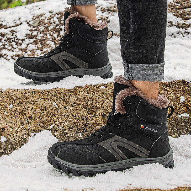 Cotton Shoes Velvet Hiking Boots