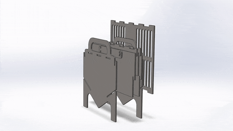 Collapsible Portable Grill