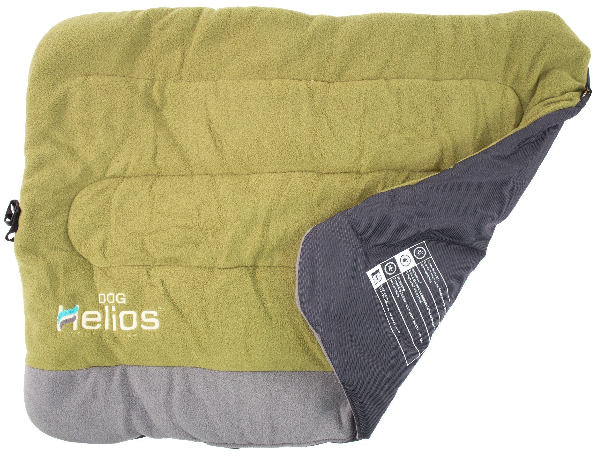 Reversible Nylon and Fleece Camping Dog Bed