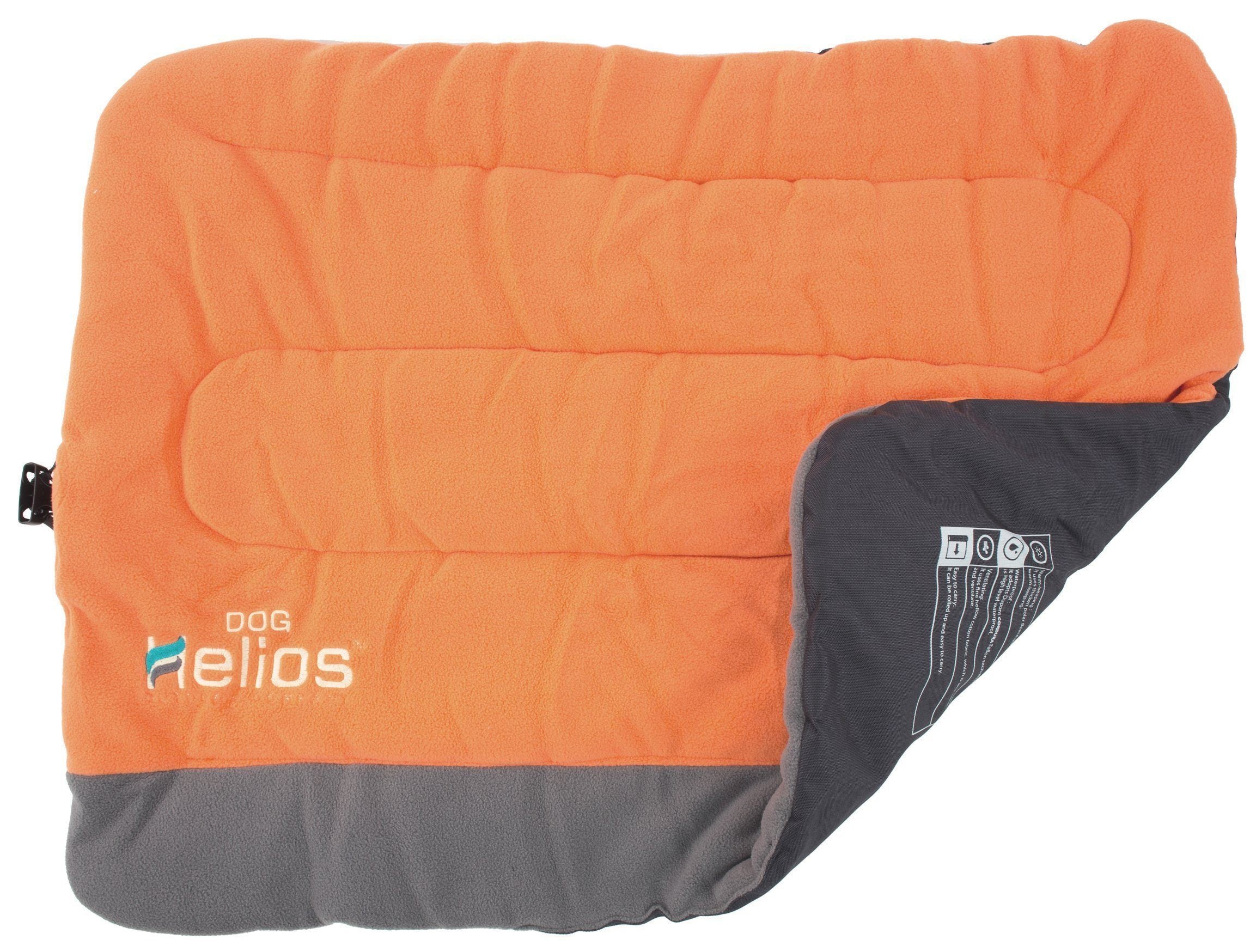 Reversible Nylon and Fleece Camping Dog Bed