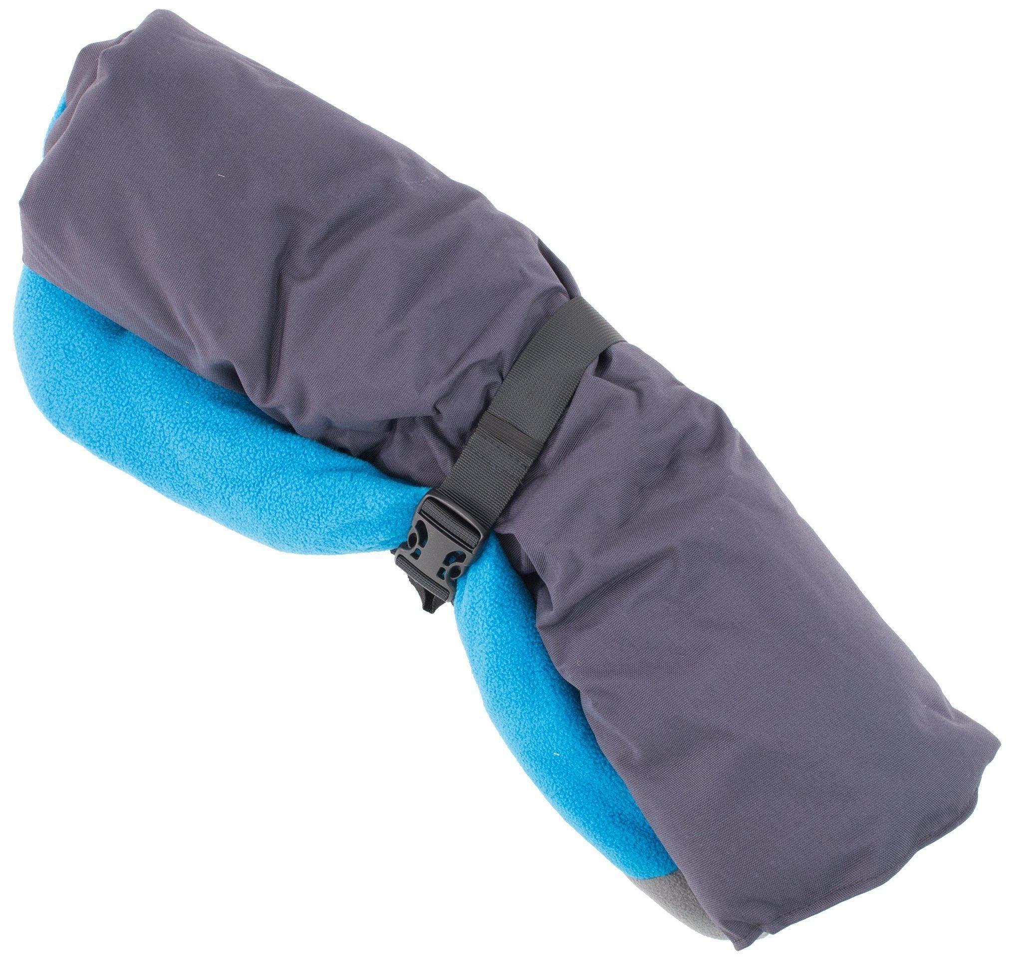 Reversible Nylon and Fleece Camping Dog Bed