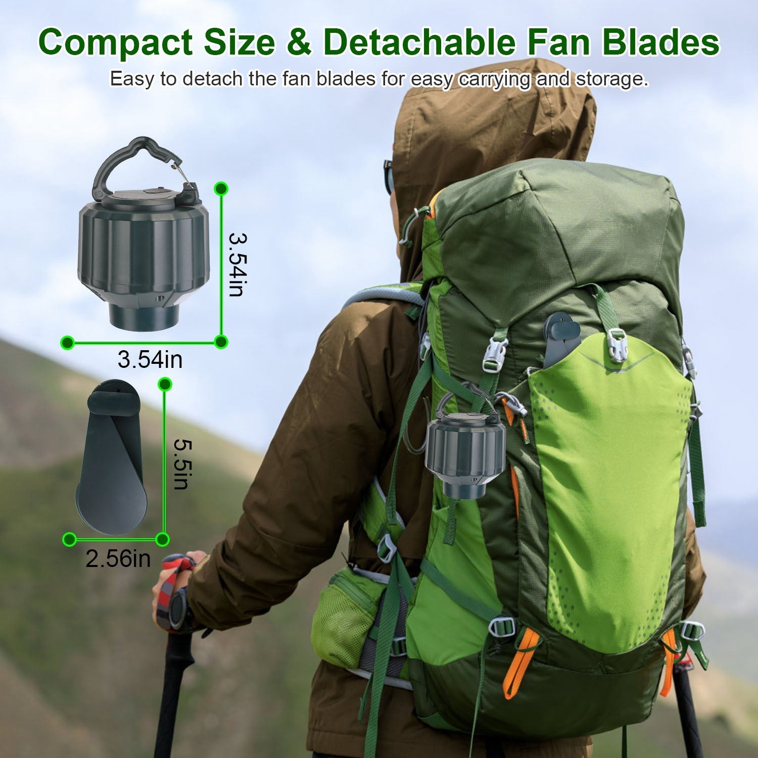 Portable Camping Ceiling Fan
