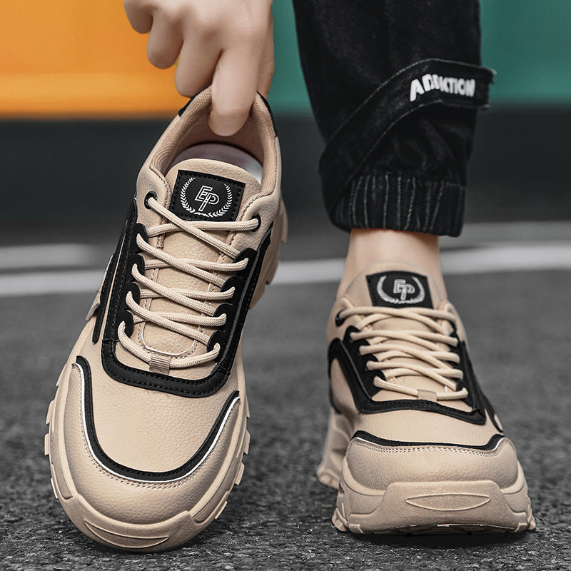 Outdoor hiking leather shoes
