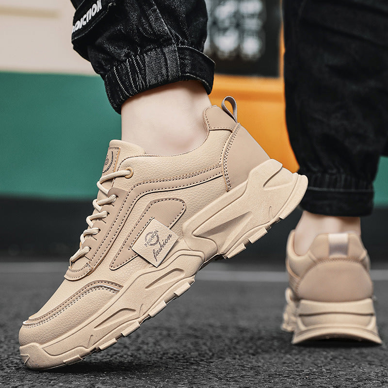 Outdoor hiking leather shoes