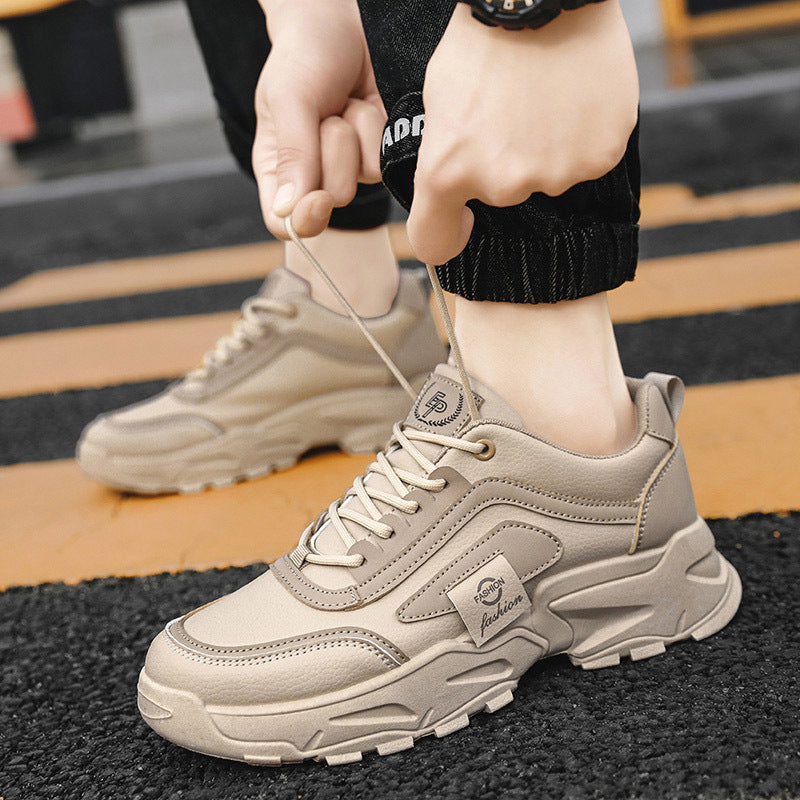 Outdoor hiking leather shoes