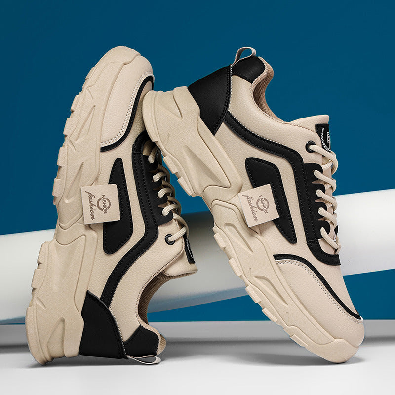 Outdoor hiking leather shoes