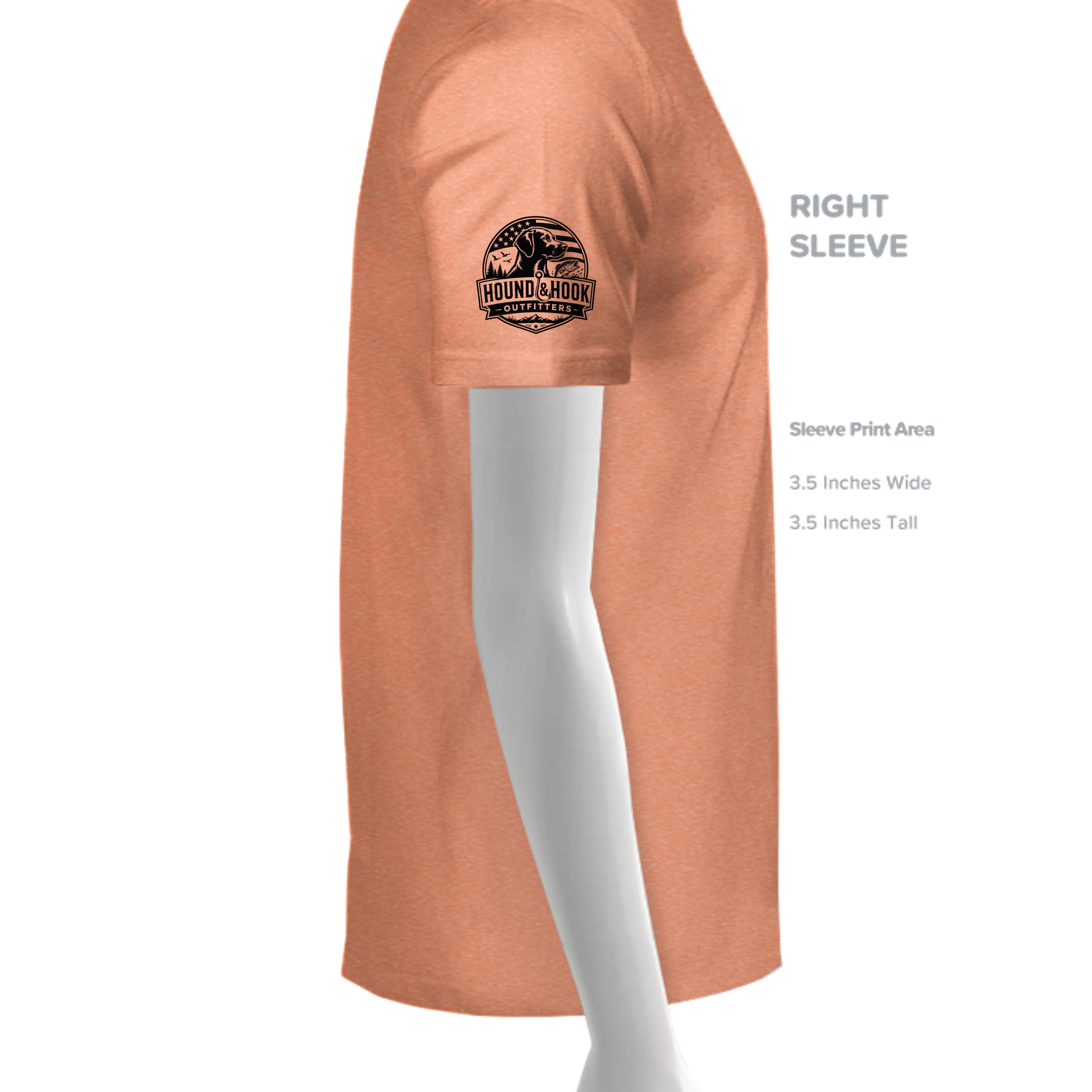 HEATHER ORANGE - G640 - SLEEVE_RIGHT