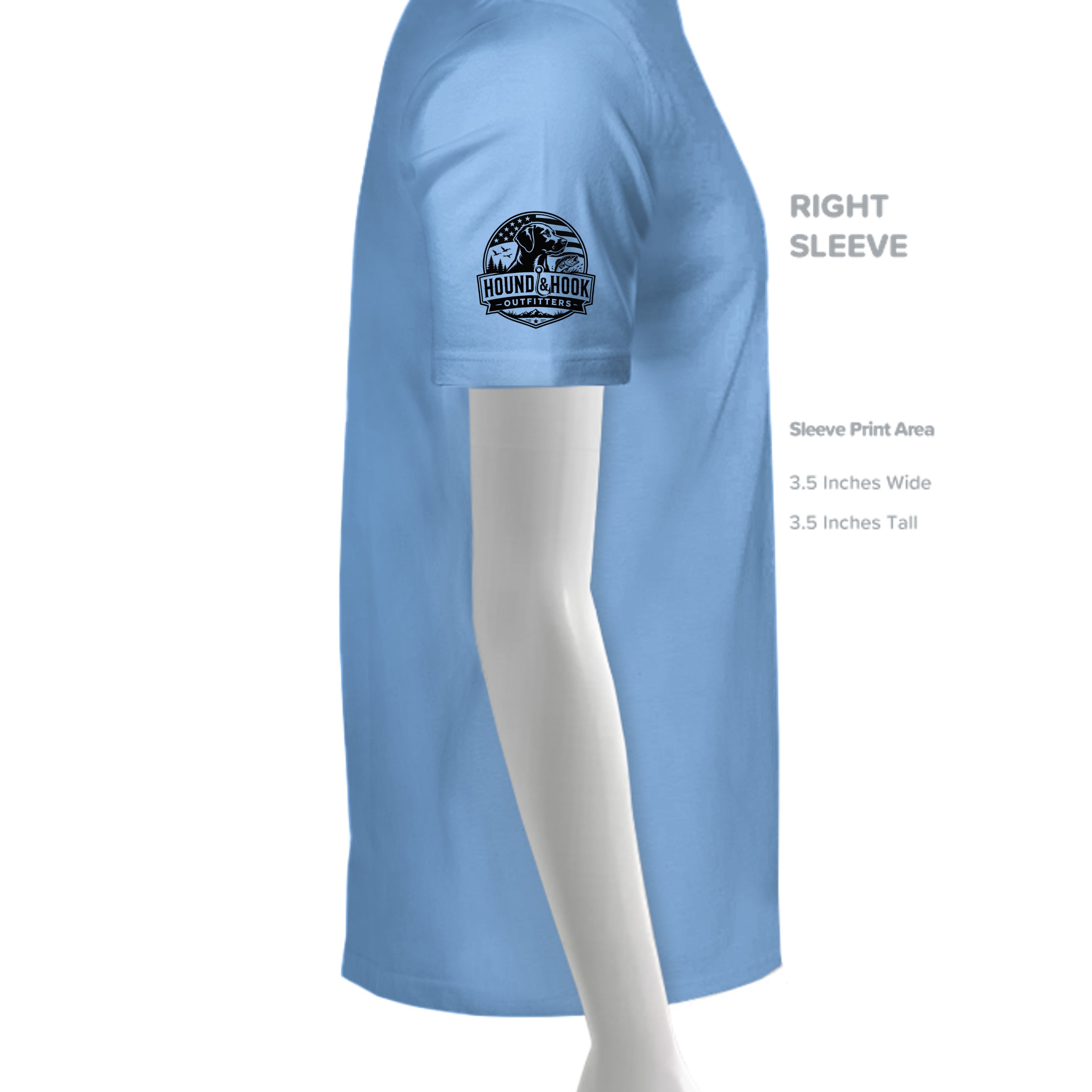 CAROLINA BLUE - G640 - SLEEVE_RIGHT