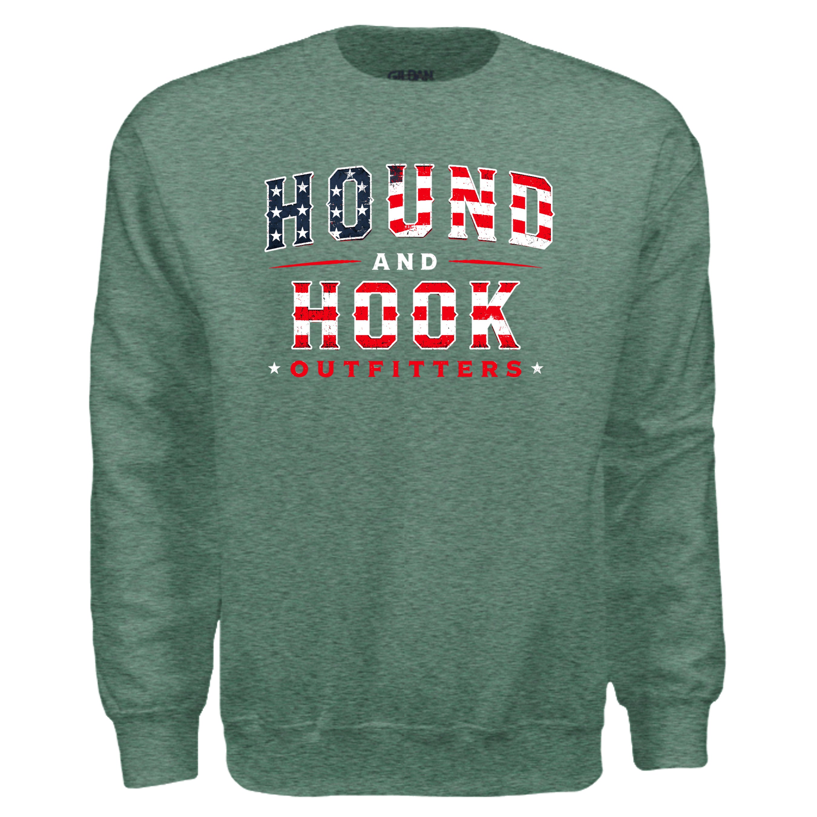 HEATHER SPORT DARK GREEN - G180 - FRONT