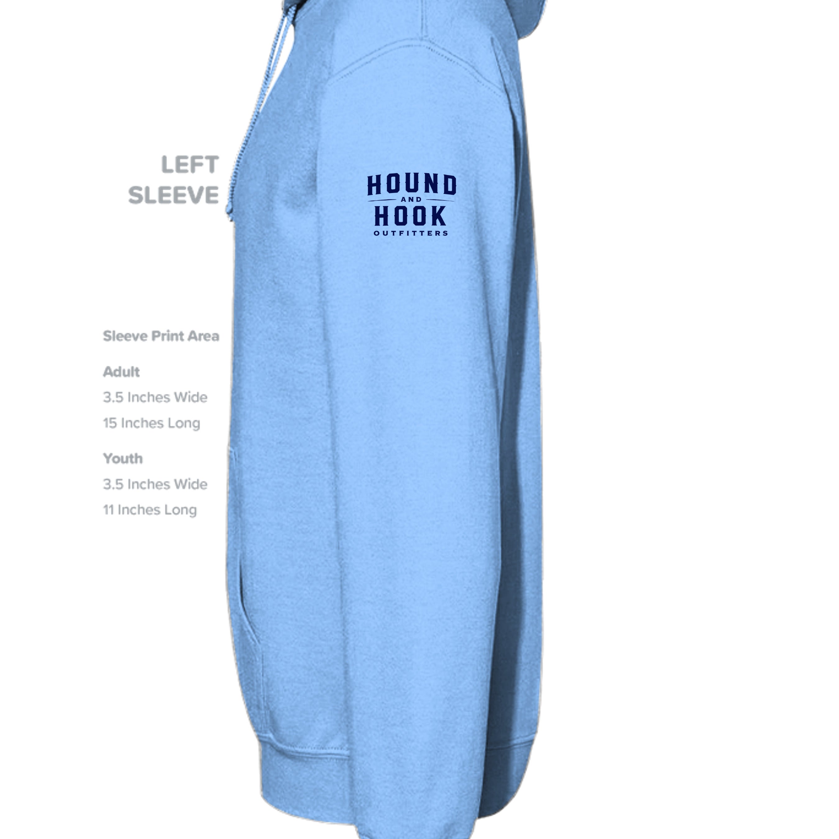 CAROLINA BLUE - G185 - SLEEVE_LEFT