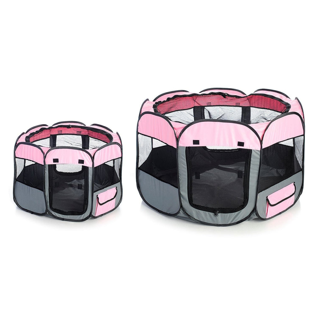 Folding Wire-Framed Collapsible Dog Playpen