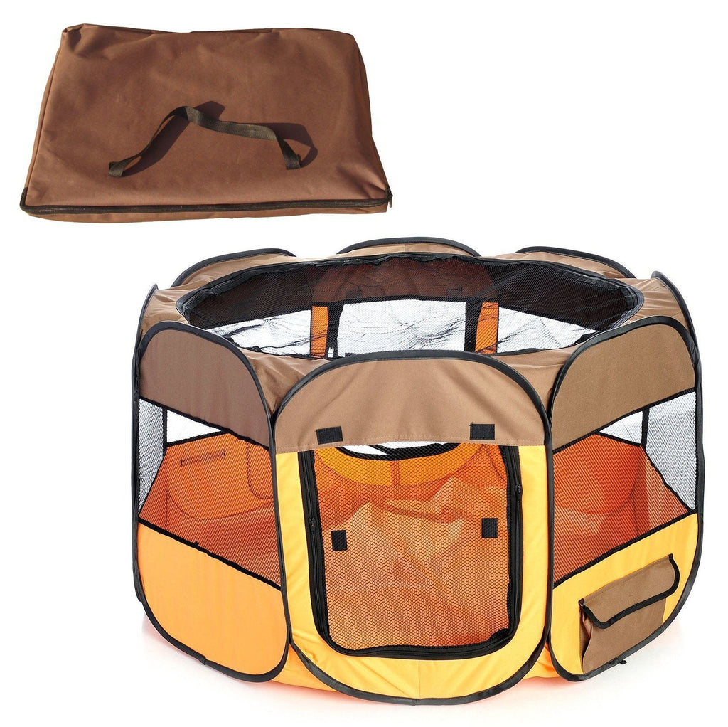 Folding Wire-Framed Collapsible Dog Playpen