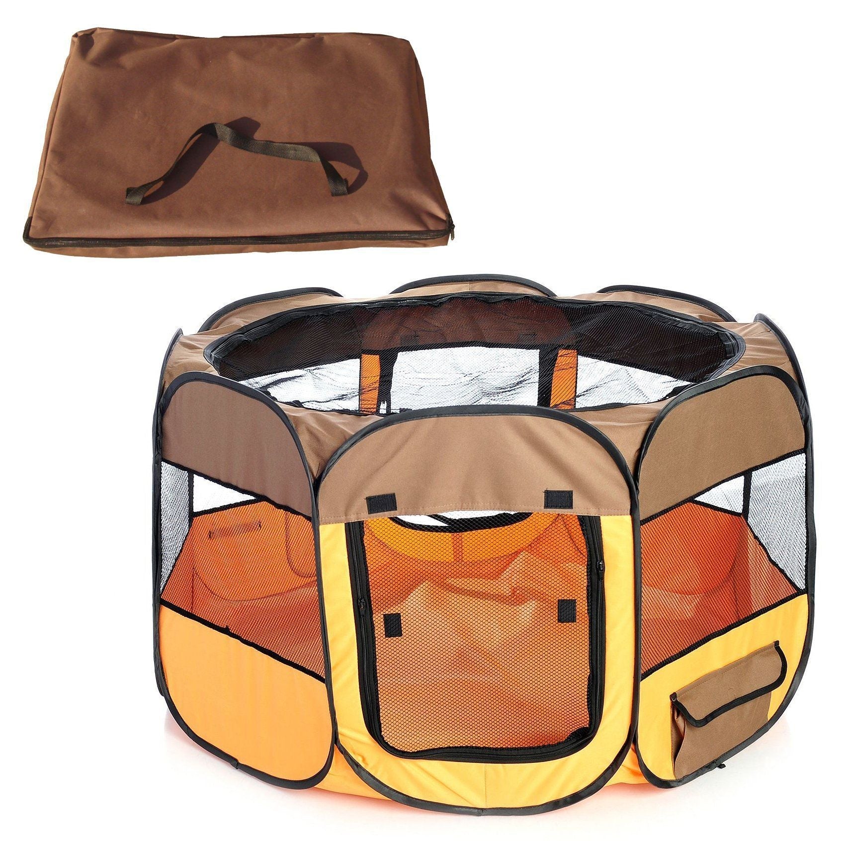 Folding Wire-Framed Collapsible Dog Playpen