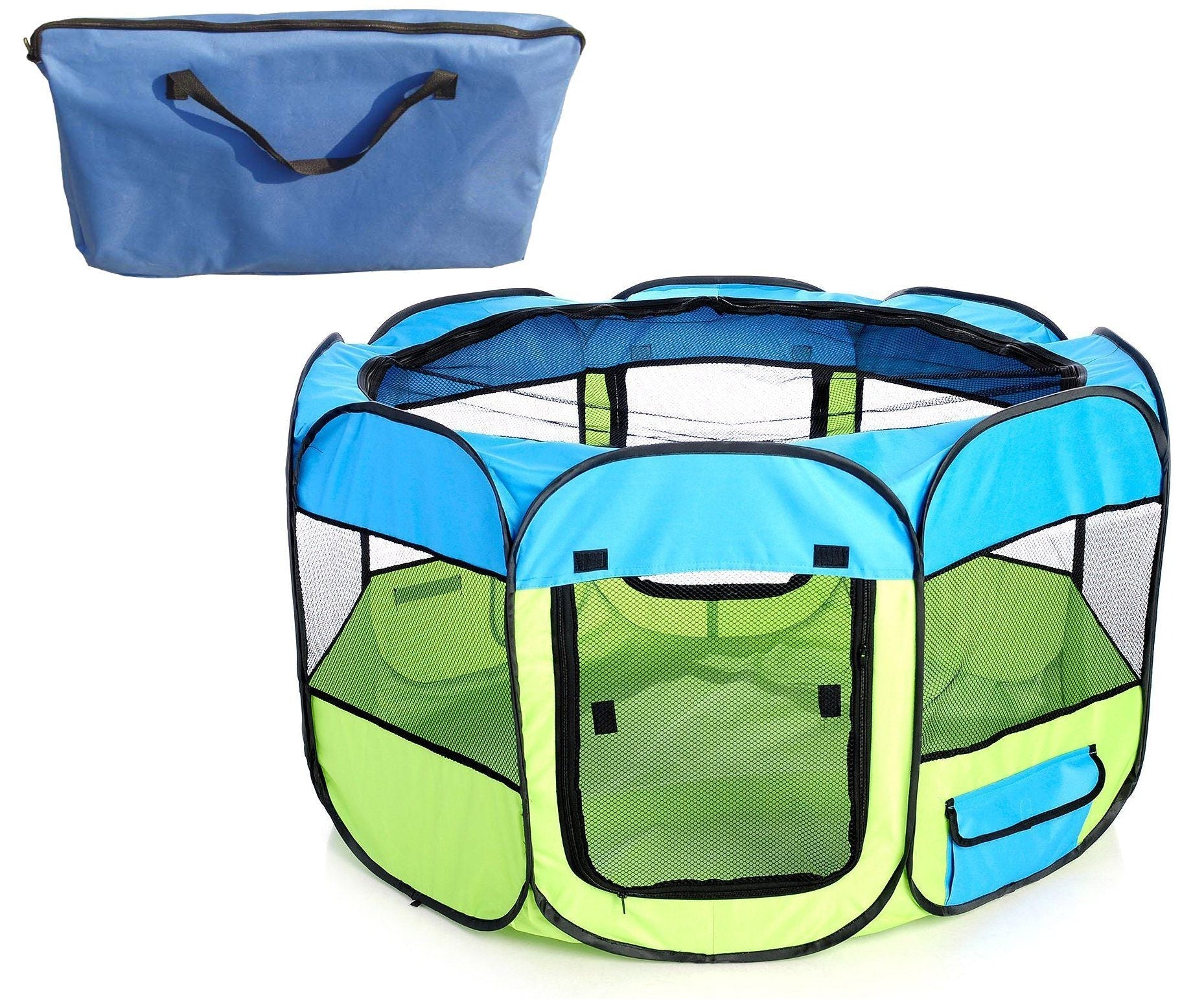 Folding Wire-Framed Collapsible Dog Playpen