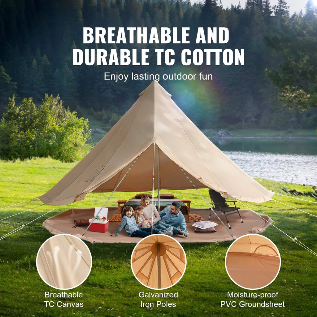 Canvas Yurt Tent With Stove Jack
