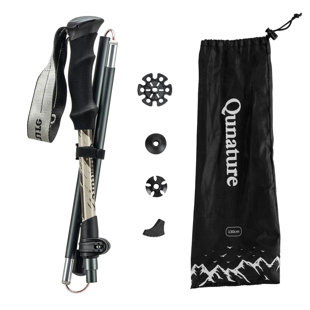 Adjustable Height and Grip Trekking Pole