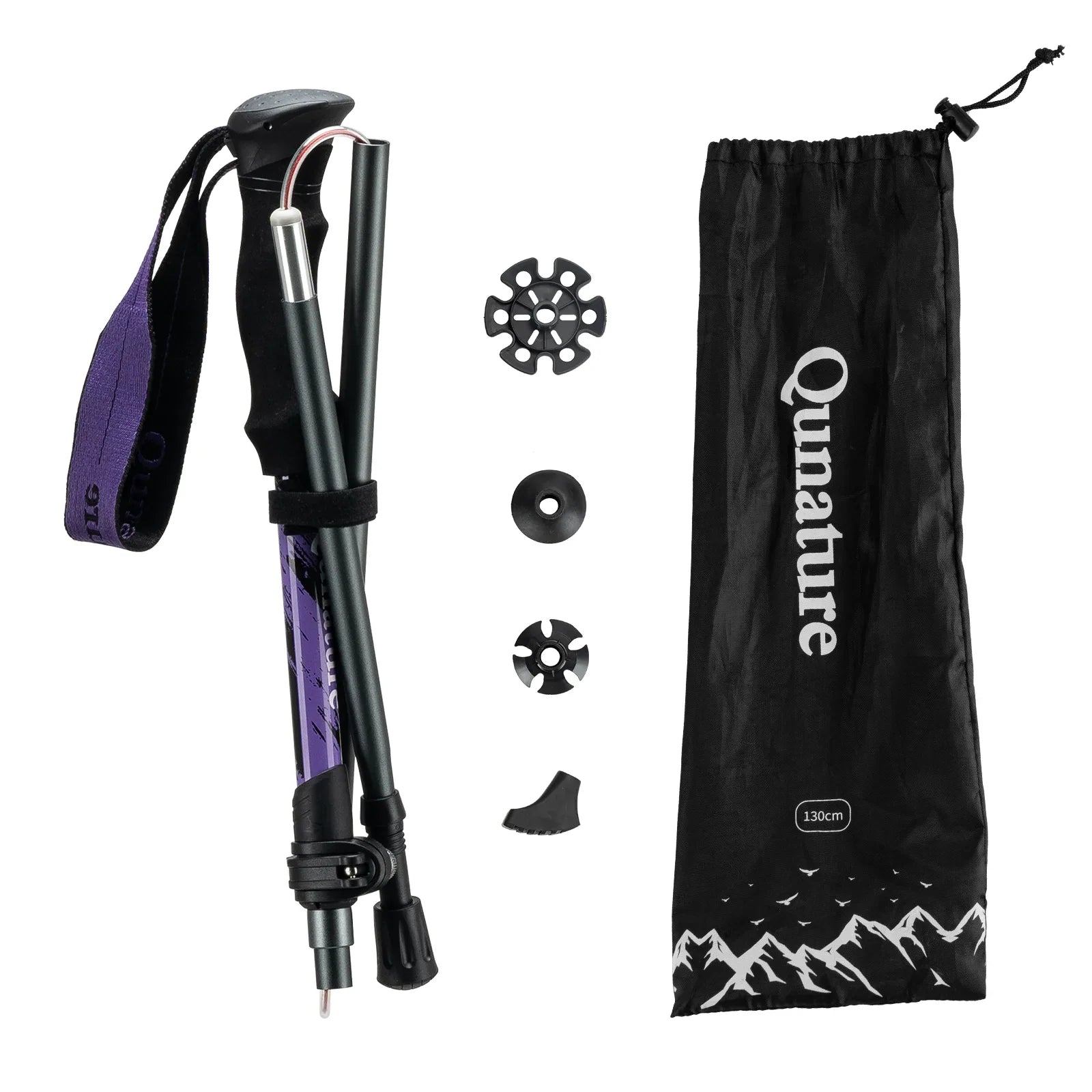 Adjustable Height and Grip Trekking Pole