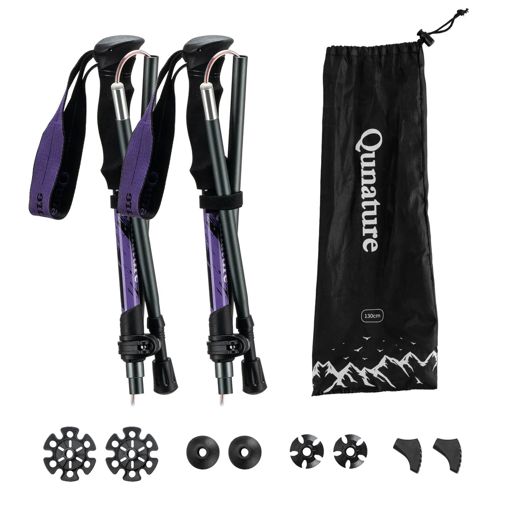 Adjustable Height and Grip Trekking Pole