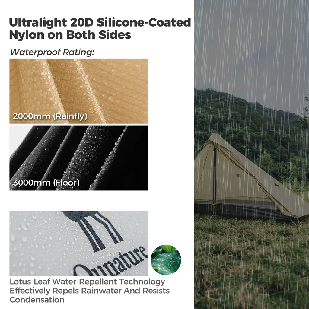 Ultralight Tent Rodless Outdoor Camping