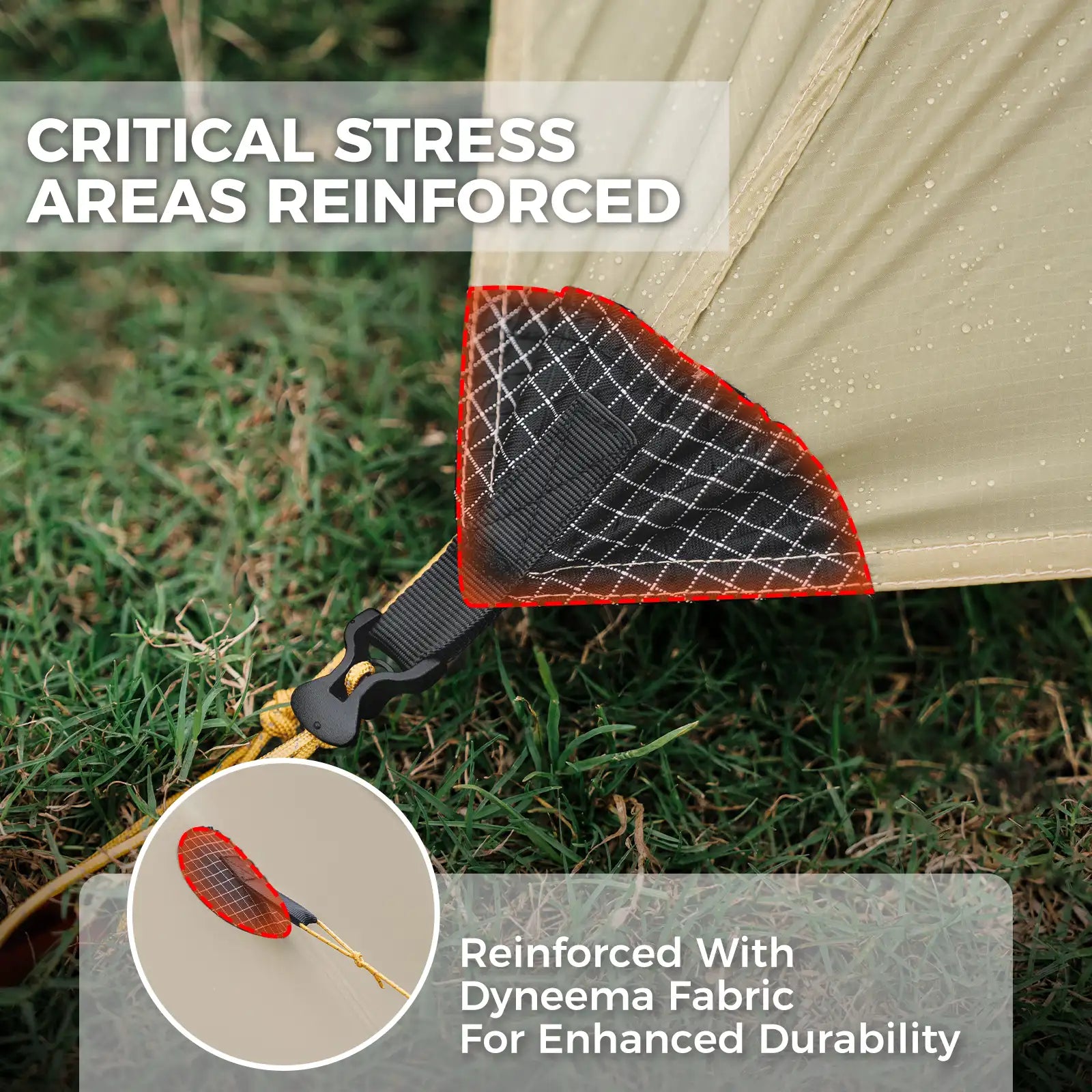 Ultralight Tent Rodless Outdoor Camping