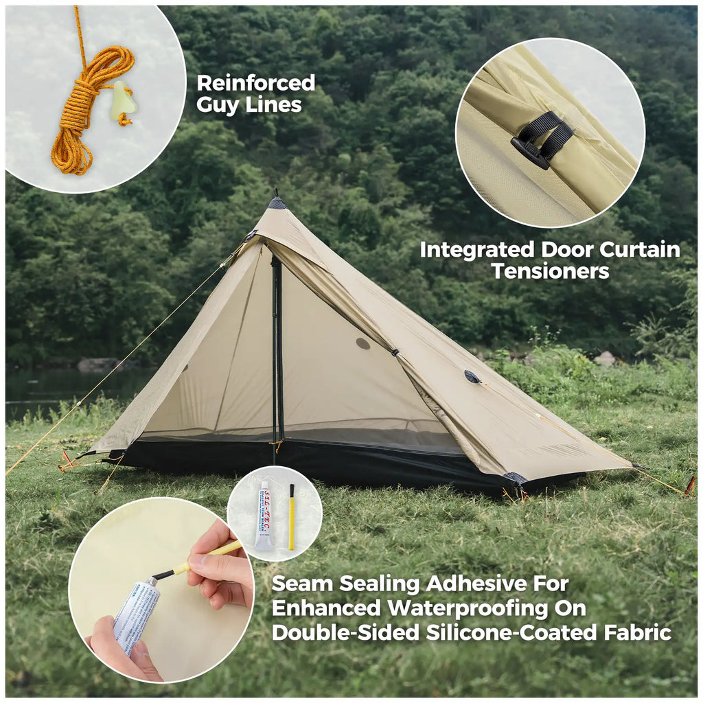Ultralight Tent Rodless Outdoor Camping