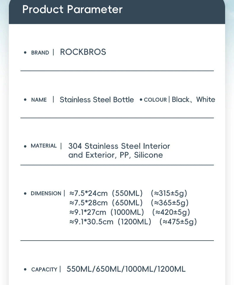 Stainless Steel Water Bottle