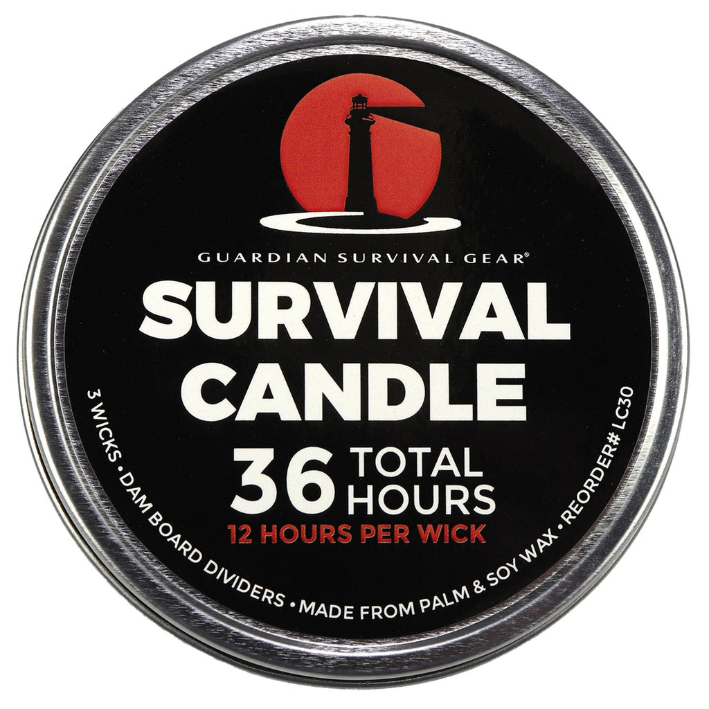 3-Wick 36-Hour Emergency Survival Candle